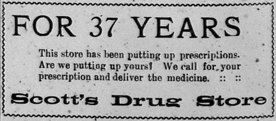 Newspaper ad - <i>The Evening Journal</i>, 28 Jul 1904